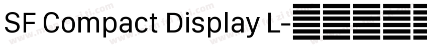 SF Compact Display L字体转换